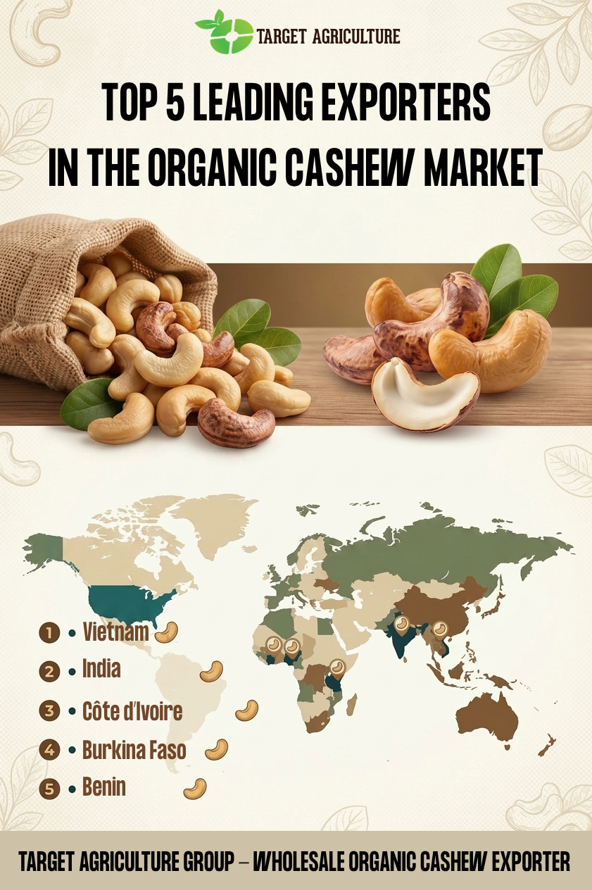 Vietnam's Organic Cashew Export Is Booming and Target Agriculture Is Leading the Way