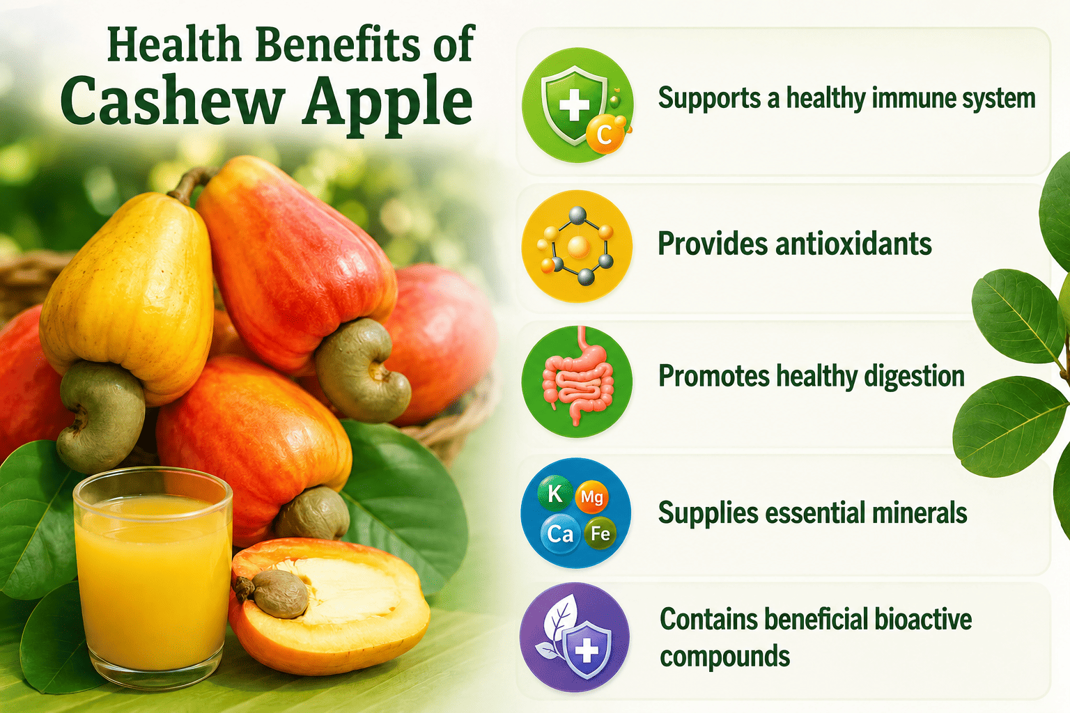 Cashew Apples: The Nutritious Fruit Most People Have Never Tasted