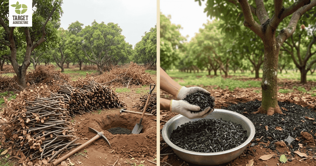 Biochar in Organic Cashew Farming: Turning Waste into Soil Health