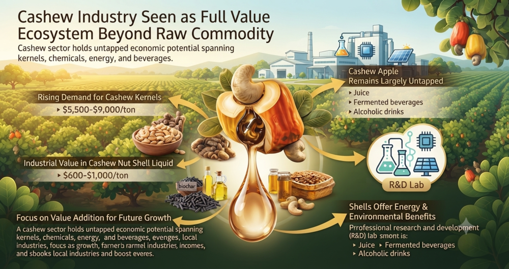 Cashew Tree By-Products: Expanding Opportunities Beyond the Nut Industry