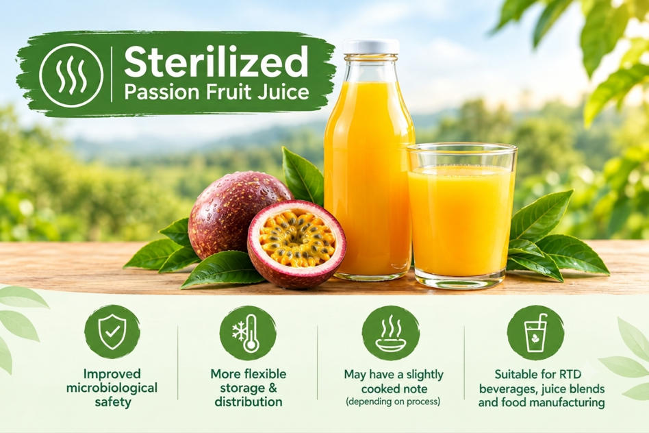 Frozen vs Sterilized Passion Fruit Juice: What Importers Need to Know